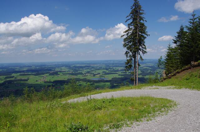 Auch auf dem Rückweg können wir die schöne Aussicht genießen