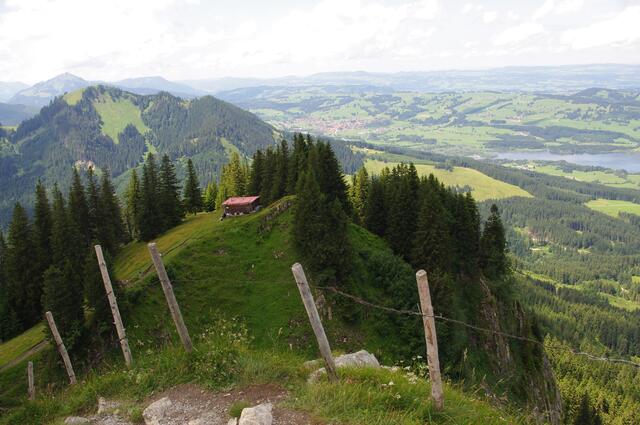 Aussicht auf der Alpspitze