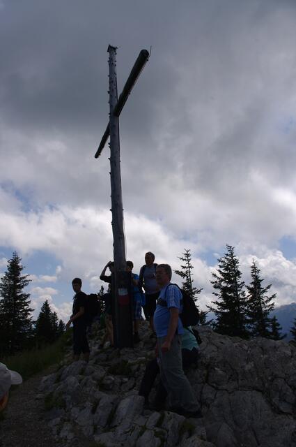 Am Gipfel der Alpspitze