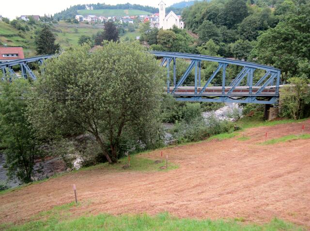 Die Brücke wurde 1908-1909 erbaut,