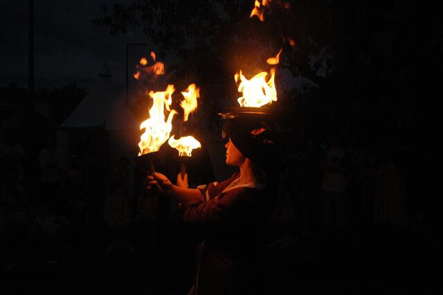 Feuertanz mit Sabine Dauber