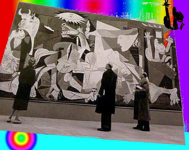 PICASSOs GUERNICA 1955 im HdK - vormals HdDK ... Werner Hahn BILD/Malerei nodisage.