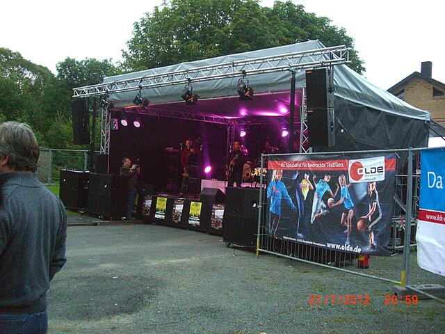 Langsam füllt sich das Open Air Gelände.