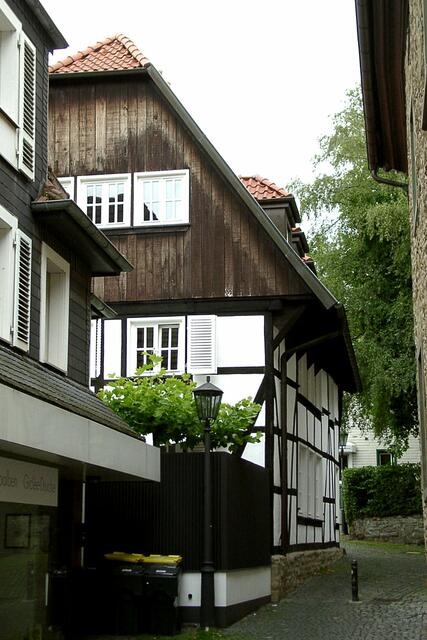 Das "Ackerbürgerhaus" aus einer anderen Perspektive.