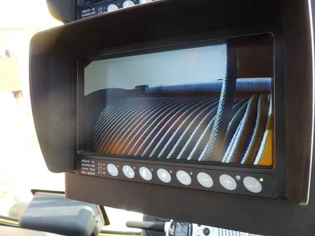 Blick auf den Monitor