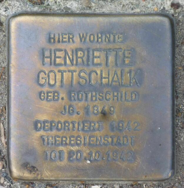 Henriette Gottschalk, Heinrichstraße 25