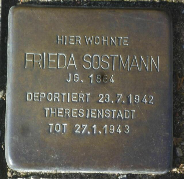 Frieda Sostmann, Wißmannstraße 13