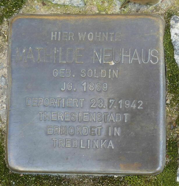 Mathilde Neuhaus, Harnischstraße 7