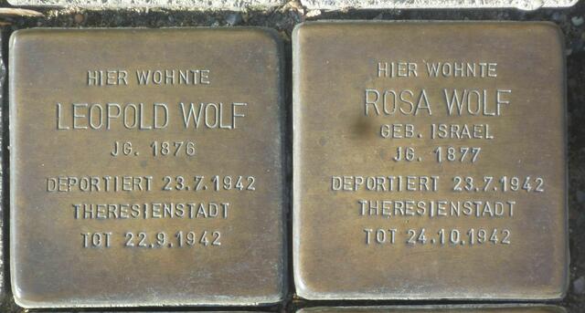 Rosa und Leopold Wolf, Wißmannstraße 11