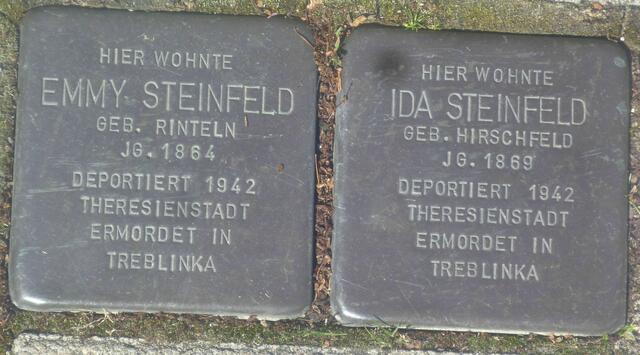 Emmy und Ida Steinfeld, Brabeckstraße 86 (Heinemann-Hof)