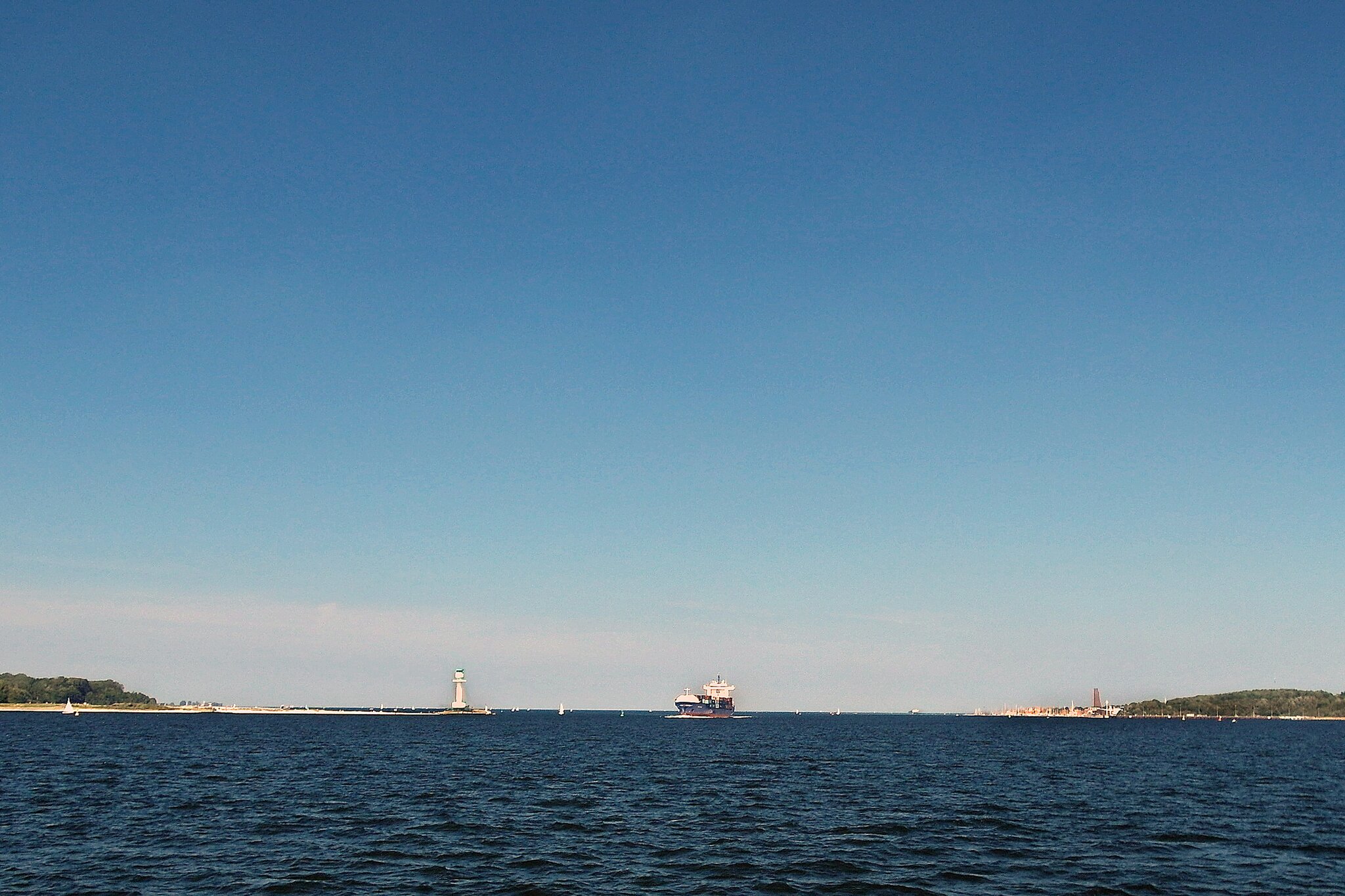 Die schmalste Stelle der Kieler Förde - Kiel