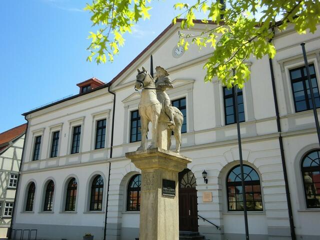 Der reitende Roland in Haldensleben.