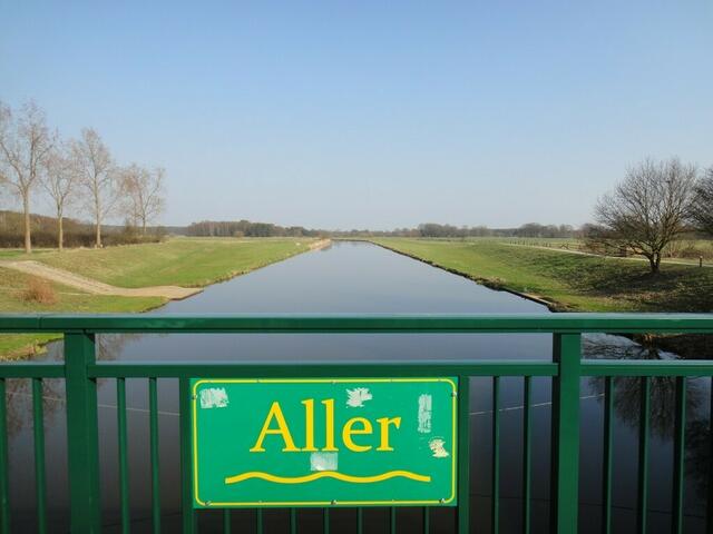 Am Allerwehr zwischen Celle und Wienhausen.