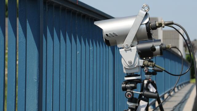 3D Abstands- und Geschwindigkeitsmessanlage auf der A5 bei Fernwald