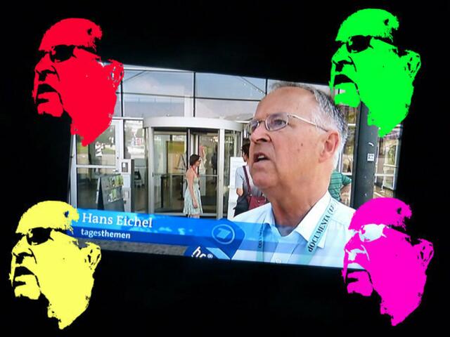 Propaganda-Chef LeifeldiADE erreicht, dass tagesthemen UNSERIÖS über documenta unterrichten - EICHEL als "KUNST"-Experte !!! Totaler Infarkt der Institution documenta! siehe OCCUPY web-Artikel mehr... a&s-mutage 28-7-12. werner hahn