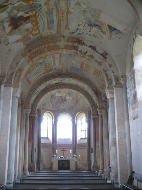 Die wieder freigelegten und zum Teil erhaltenen Fresken sind von unschätzbarem Wert. Und natürlich gilt es sie zu erhalten. Ein Förderverein wurde dazu ins Leben gerufen.