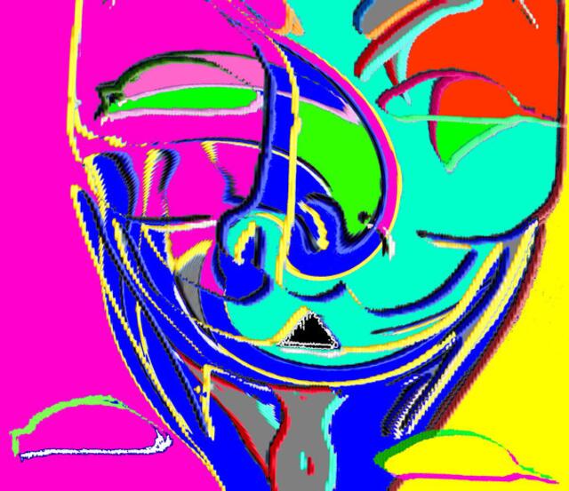 DAS GESICHT der ...  bin ICH - malerei zur d(OCUMENTA 13) - DOGumenta 2012. OCCUPY! wernerhahn a&s-p- malerei.