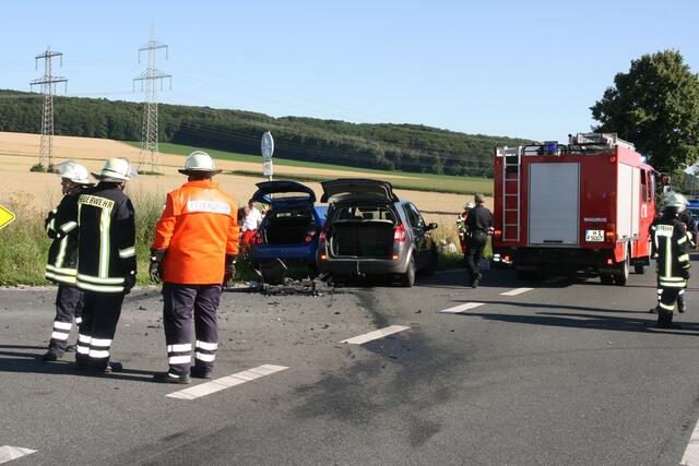 Die Unfallstelle Blickrichtung Südosten (Marienberg/Elze)
