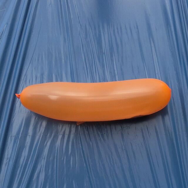 Diese Presswurst ist mit Mehl befüllt.