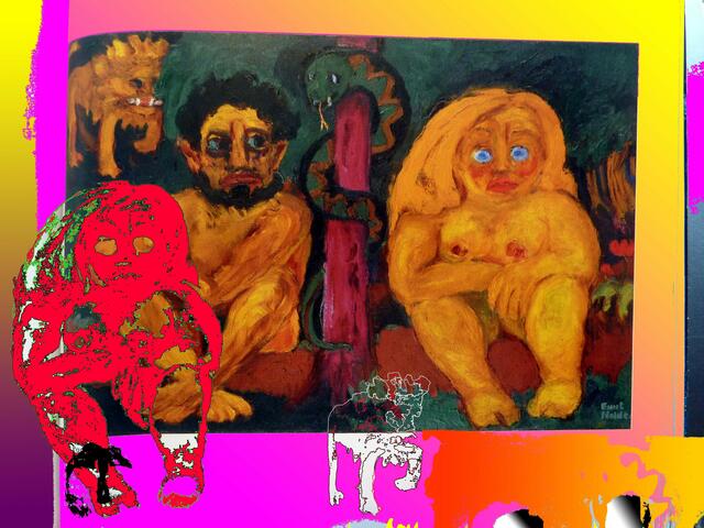 WEM gefiel diese Kunst NICHT des Emil NOLDE??? Adam & Eva ? - Was gefällt den documenta-Machern der INSTITUTION DOGUMENTA NICHT (CCB / LeifeldiADE) ? INNOVATION & Originalität in der Malerei HEUTE ... eBOOK maheimat googeln, siehe Artikel ENDE mehr dazu - LINKS über 80 Beiträge von werner hahn!