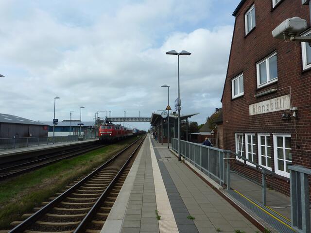 KLANXBÜLL - Zwischenstation auf dem Weg nach SEEBÜLL und von SEEBÜLL zurück nach Westerland. werner hahn p-Bild.