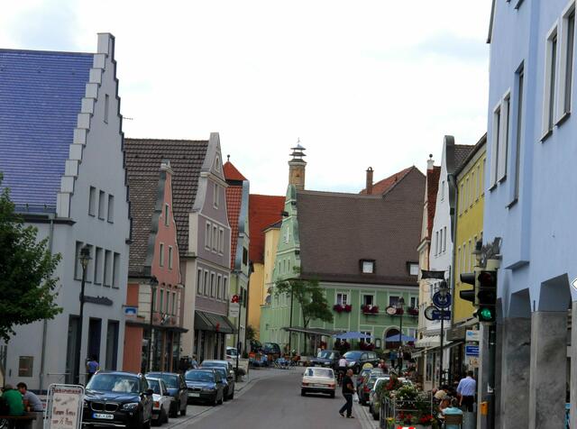 Stadteinwärts mit Blick auf die Schwanenbrauerei