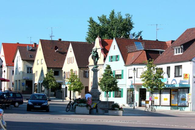 Der Wertinger Marktplatz