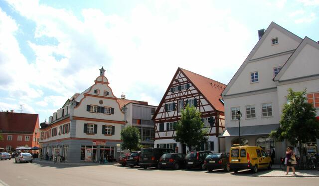 Blick vom Marktplatz Richtung Zenettihaus