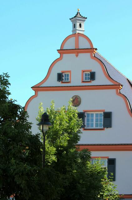 Das vorbildlich renovierte Zenettihaus, ein Schmuckstück von Wertingen.