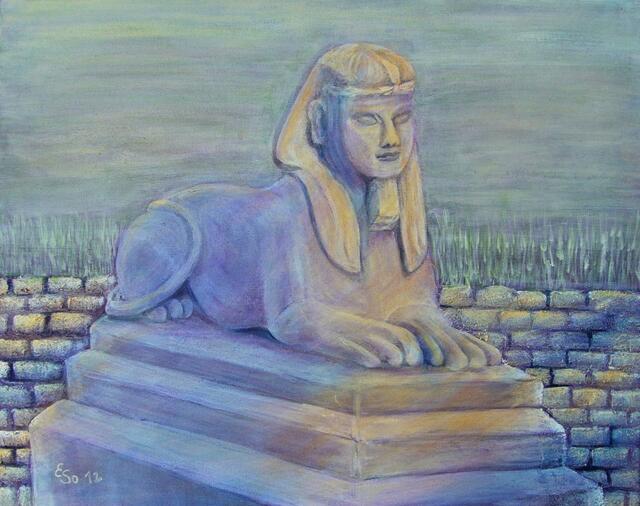 Elke Sonnenschein - fertige Sphinx