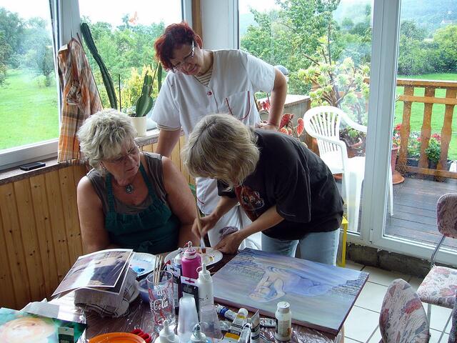 Elke Sonnenschein, Anita Wolff und Karin Vollert