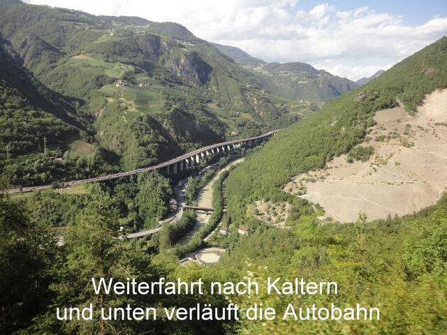 So verläuft die Brennerautobahn durch das Tal