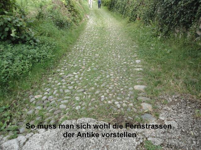 so dürften die Fernstrassen damals ausgesehen haben.