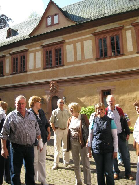 Schloss Mespelbrunn, Kulisse zum Film "Das Wirtshaus im Spessart" | Foto: Gisela Schwalber