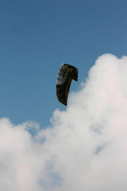 Stille des fliegenden Kites