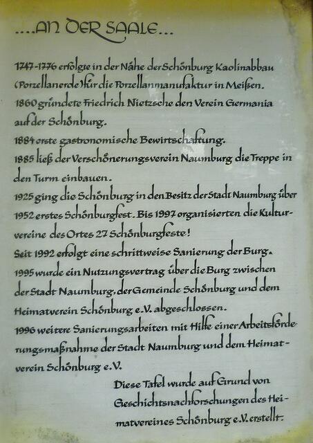 Geschichte der Schönburg !