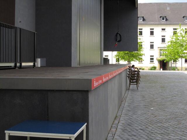 Die große "Open Air Bühne".