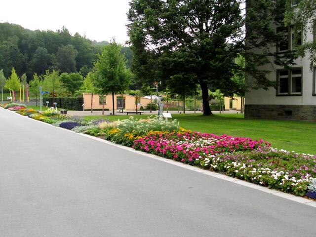 Herrlich, dieses Blumenbeete.