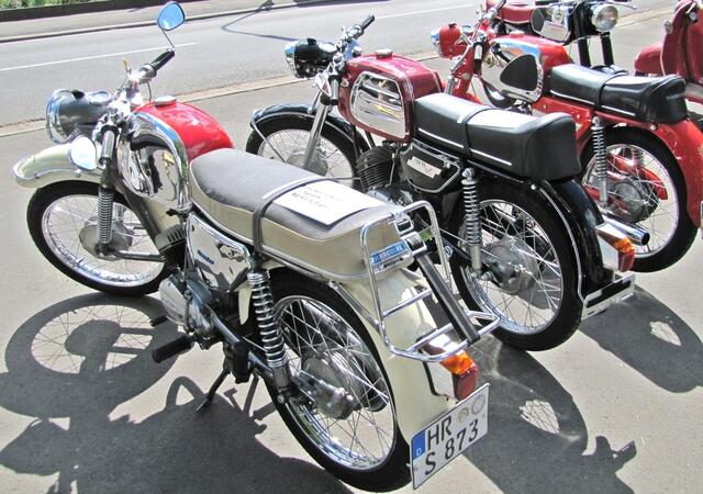 Historische Motorräder von Kreidler