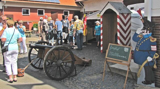 'Herzlich Willkommen' bei der Kirchhainer Bürgergarde.