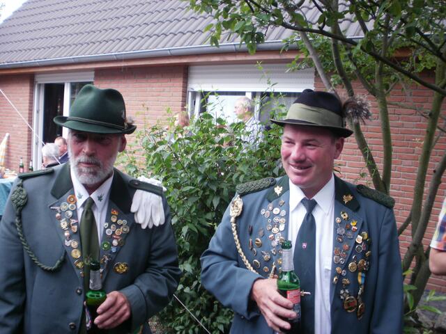 Fredi Fink und Bernd Albrecht freuen sich Jahr für Jahr auf das "Königeabholen"!