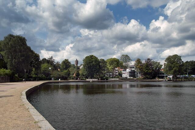 Auf der Seepromenade am Großen Eutiner See