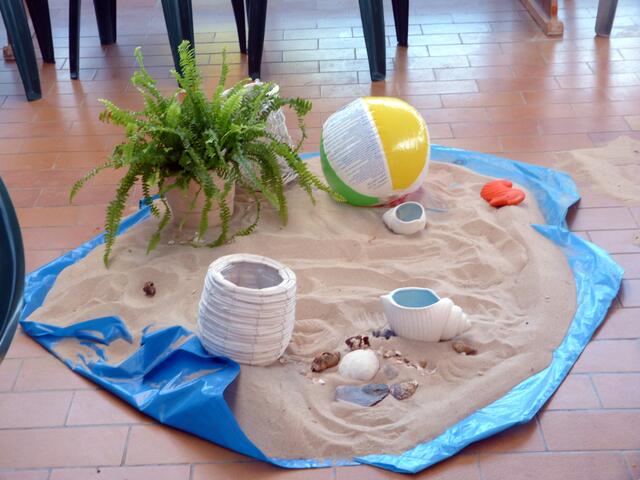 Sandspielplatz eines glücklichen Enkelkindes !