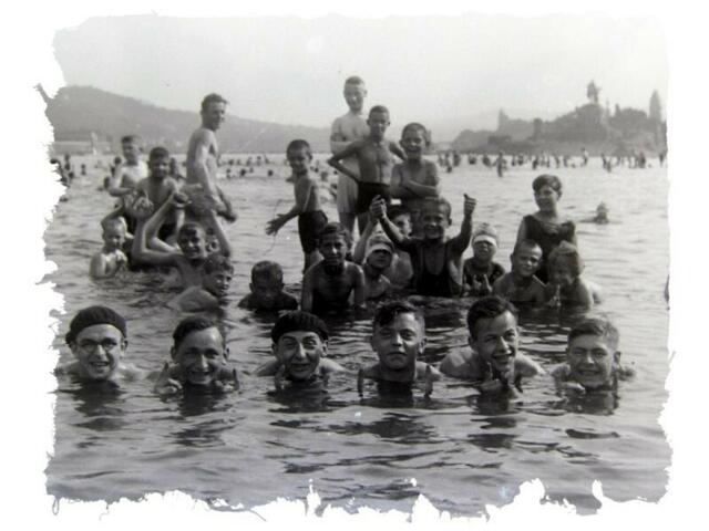 Der Rhein bei Wiesbaden in den 1920-30er Jahre | Foto: Fam. Römer