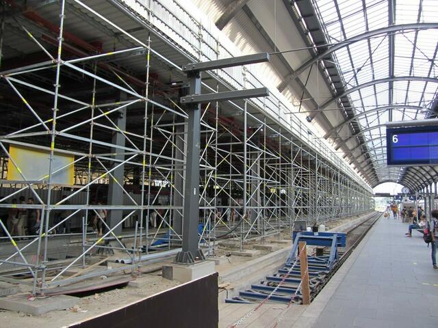 Umbauarbeiten im Wiesbadener Hauptbahnhof