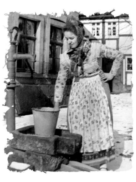"Wasseranschluss" in den 1930er Jahren | Foto: Fam. Römer