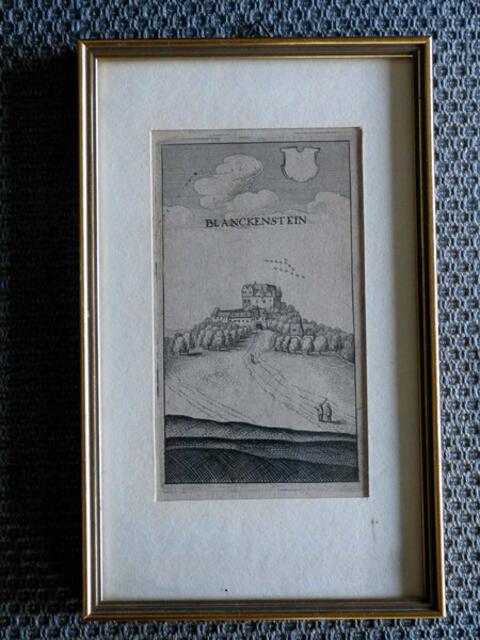 MERIAN  Stich - BLANCKENSTEIN / Gladenbach