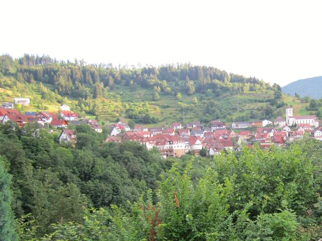 Da die Talsohle sehr eng und an manchen Stellen schluchtartig ist, konnte die Ansiedlung nur an den höher gelegenen Hangen stattfinden.