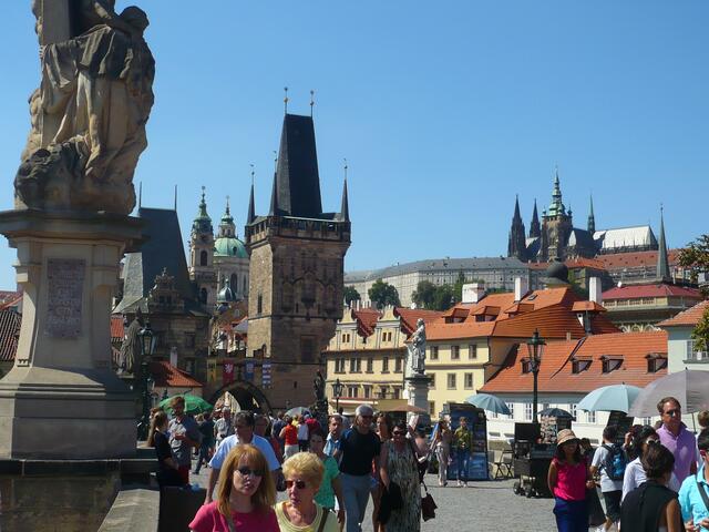 Auf der Karlsbrücke