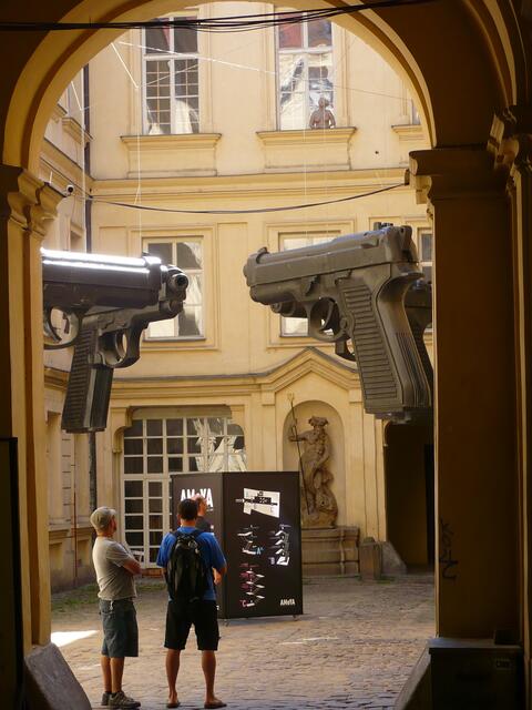 ...auch in den Innenhöfen